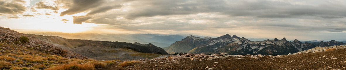 Sunrise over Paradise on Mt Rainier