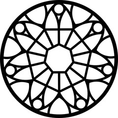 Rose Window, Fig. 11, round 7, base, triangular 2