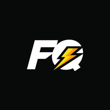 Initial Letter FQ with Lightning