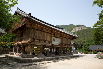 Fototapeta na wymiar Naesosa Temple in Buan-gun, South Korea. Korean traditional temple. 