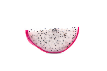 Dragon fruit (Pitaya, Pitahaya) an isolated on white background