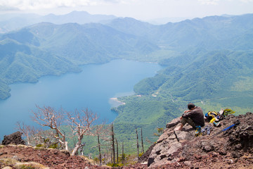 日光の山
