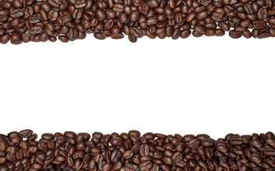
Arabica coffee beans, isolated on a white background