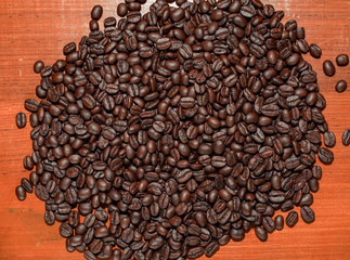 
Arabica coffee beans, isolated on a white background
