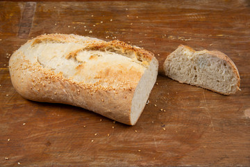 homemade french type bread