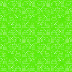 Ramadhan Series Seamless Doodle Pattern Vector for Background