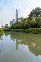 Shenzhen city central axis City Scenery