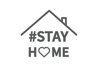 Stay home. Quarantine to prevent coronovirus infection. Home Quarantine. Vector illustration