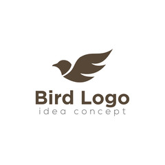 Creative Bird Concept Logo Design Template