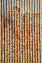 old rusty galvanized , Background and texture of rust iron,Vintage color style.