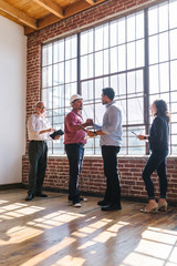 Group of people having a meeting