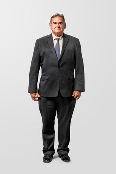 Professional businessman full body portrait