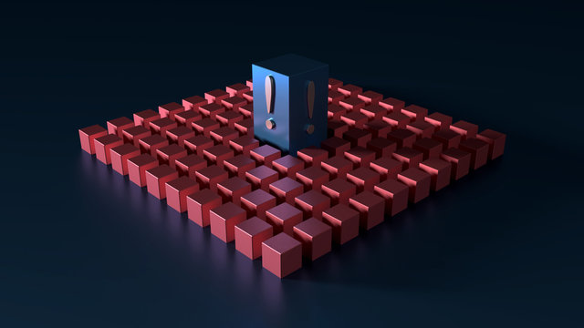 Solution 3D Business Illustration