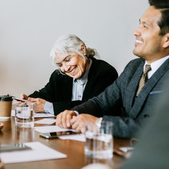 Boardroom business meeting