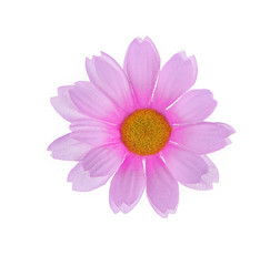 Naklejka premium Artificial flower isolated on a white background.