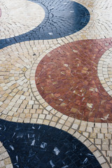Scenic Tiles on Esplanada Boulevard in the city of Alicante. Alicante province. Spain
