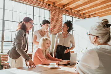 People in a meeting