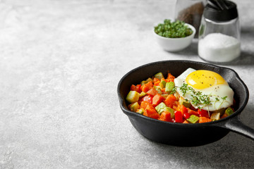 hash breakfast with sweet potato