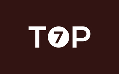 Top Seven or 7 Logo Design Template