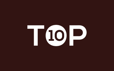 Top Ten or 10 Logo Design Template