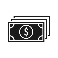 dollar money symbol, money vector icon