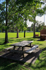 bench in the park, Kiama NSW Australia