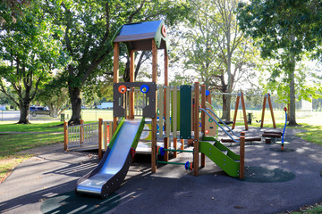 playground in the park, Jamberoo NSW Australia
