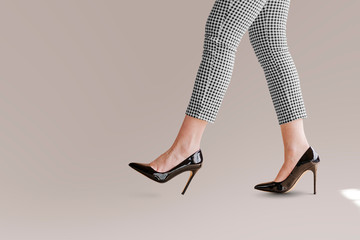 Businesswoman in heels