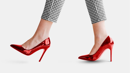 Businesswoman in heels - Powered by Adobe