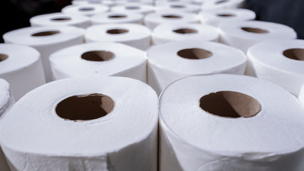 Rolls of Toilet Paper for the Stock-up on the pandemic of Covid19