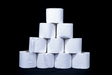 Rolls of Toilet Paper for the Stock-up on the pandemic of Covid19