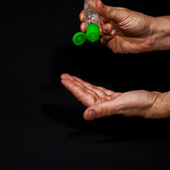 Alcohol in gel Sanitizing and Disinfecting to prevente virus of Covid 19