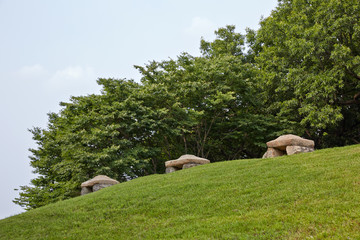 seokbinggo in Gyeongju-si, South Korea. An ice warehouse built in the Silla period.
