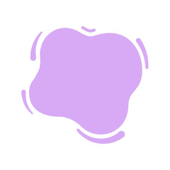 blob shape purple soft for banner copy space, aqua background, blob splash purple pastel color, water blobs droplet wave shape for element banner, blob round shape simple for graphic ad design