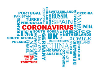 Coronavirus word cloud