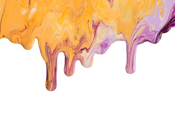 Color dripping paint