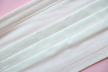 white filter of medical hygiene face mask