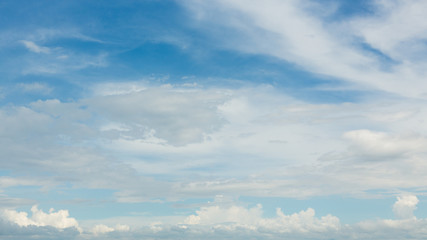 dramatic cloud moving above blue sky, cloudy day weather background