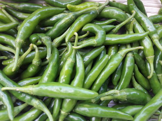 green chili peppers