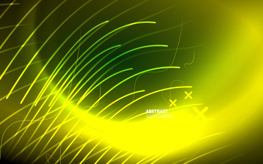 Abstract background - neon line design for Wallpaper, Banner, Background, Card, Book Illustration, landing page