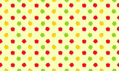 Fruits Seamless Pattern. Summer Background. Colorful wrapping Paper Concept