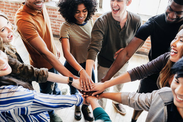 Diverse people teamwork concept