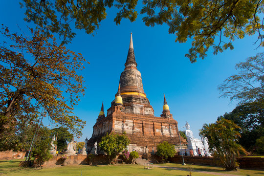 wat phra si sanphet in ayutthaya Thailand 