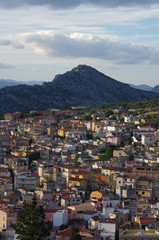 Obraz premium Panoramic view of Dorgali, Sardinia, Italy