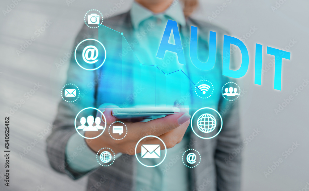 Aufkleber text sign showing audit. business photo showcasing distinctive typically pleasant smell subtle of a 