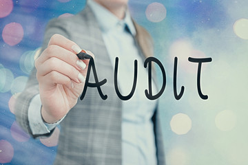 Word writing text Audit. Business photo showcasing Distinctive typically pleasant smell Subtle of a...
