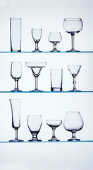 wine glass different shapes