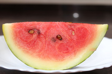 Watermelon is around ninety percentage water  which make it useful for staying hydrated in the...