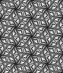 Seamless abstract pattern Vector coloring book