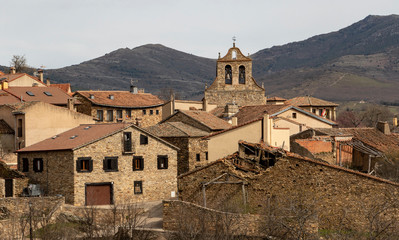 Fototapeta na wymiar Horcajuelo de la Sierra (Madrid)